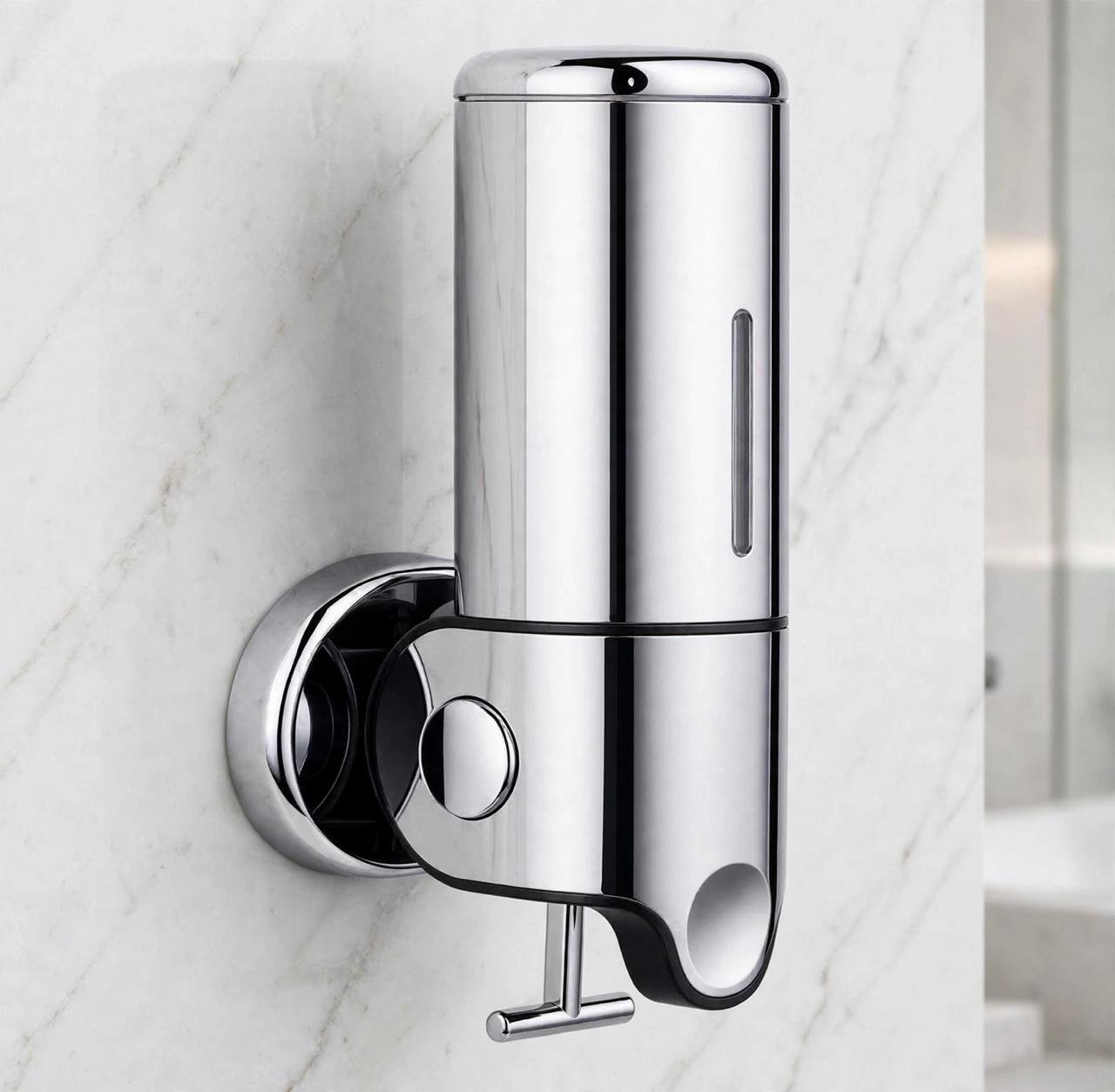 Distributeur de Savon Mural en Chromé – Design Élégant & Ergonomique – Image 2